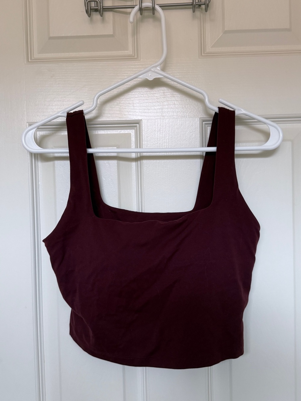 CRZ YOGA Butterluxe Square Neck Crop Tank Top